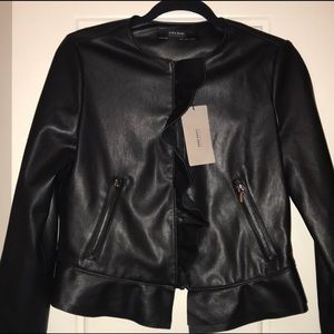 Zara Faux leather jacket